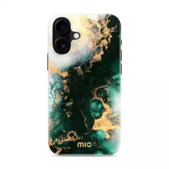 MIO Green Marble custodia compatibile MagSafe per iPhone 16 Plus