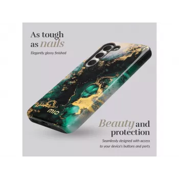 MIO Green Marble custodia compatibile MagSafe per Samsung S25 Plus 5G