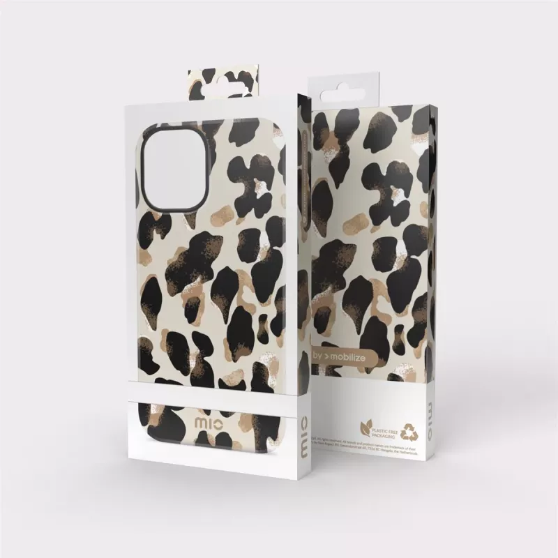 MIO Leopard Custodia compatibile MagSafe per iPhone 16