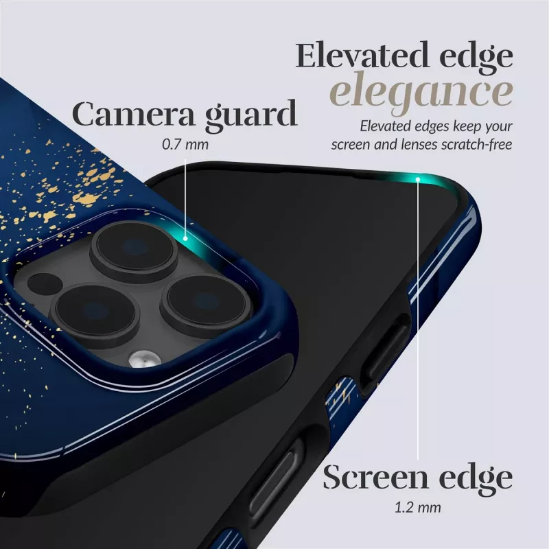 MIO Midnight Sparkle Cover MagSafe compatibile con iPhone 13/14/15
