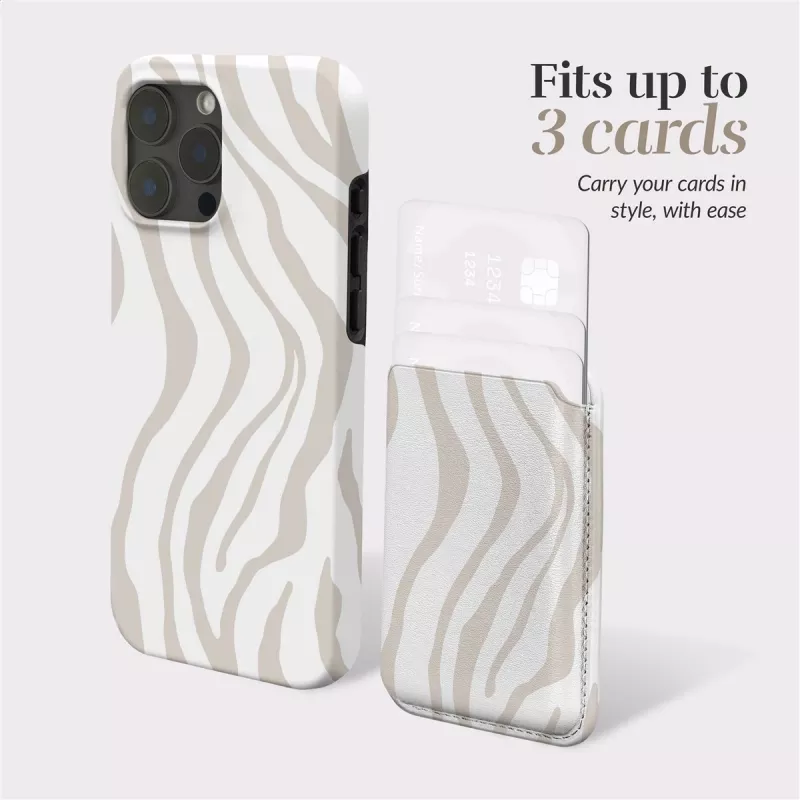 MIO Sandy Zebra Cover MagSafe compatibile porta carte