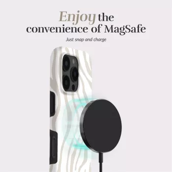 MIO Sandy Zebra Custodia MagSafe compatibile con iPhone 16