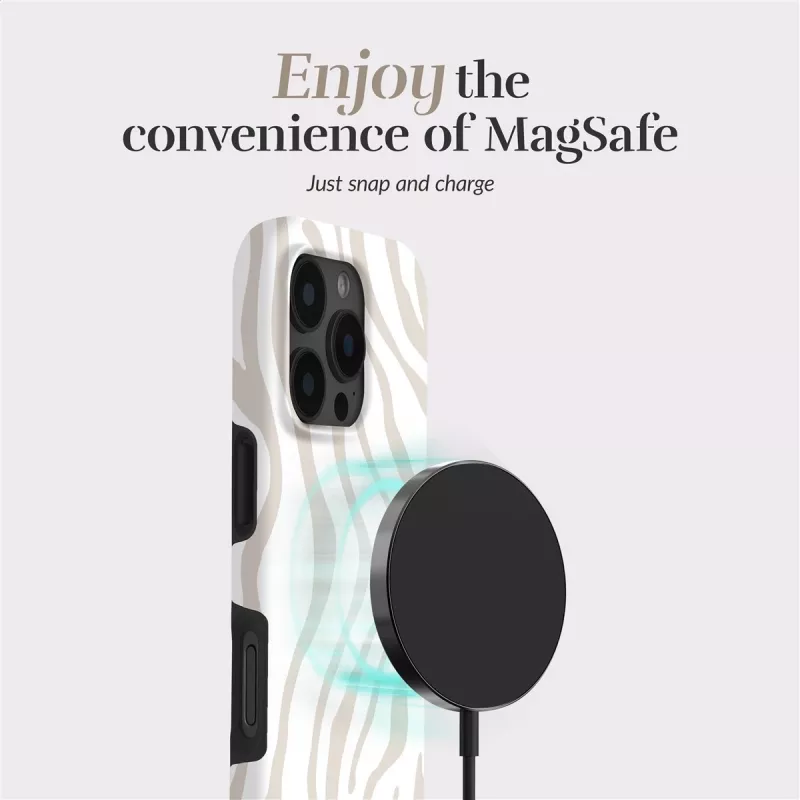 MIO Sandy Zebra Cover MagSafe compatibile con Samsung S25+ 5G