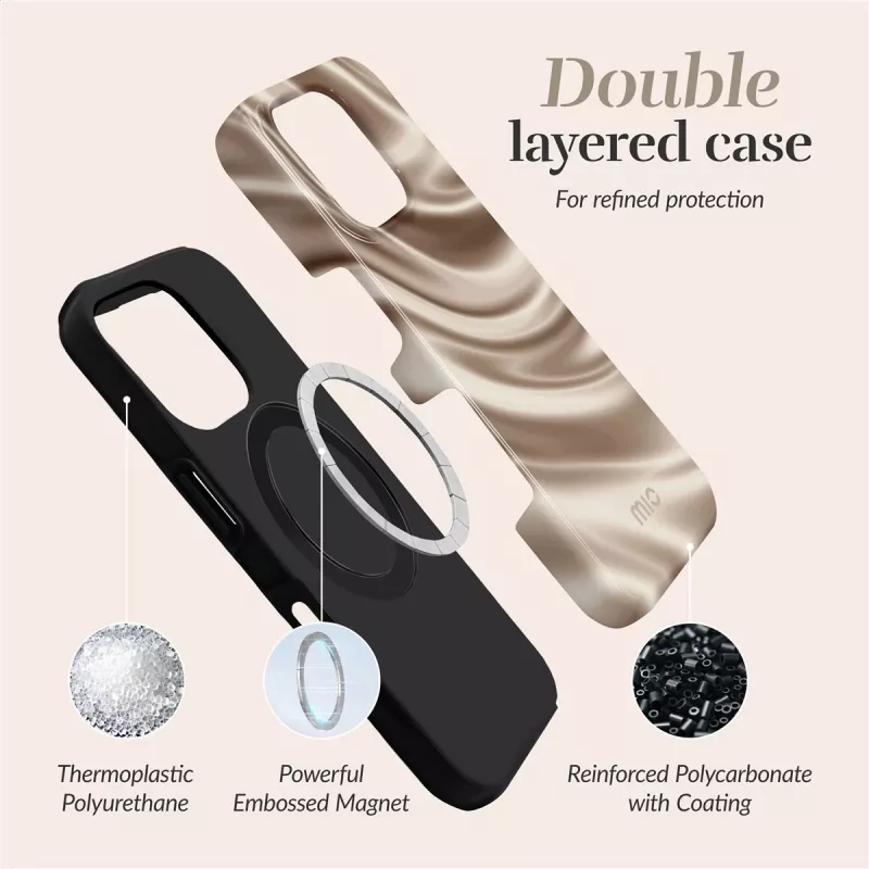 MIO Silky Dreams custodia MagSafe compatibile per iPhone 16 Plus