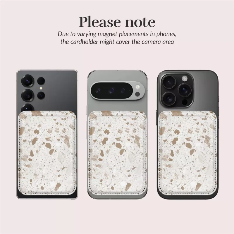 MIO Soft Terrazzo Cover MagSafe compatibile porta carte