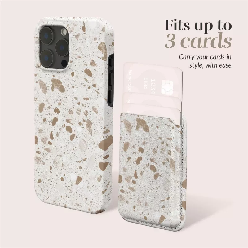 MIO Soft Terrazzo Cover MagSafe compatibile porta carte