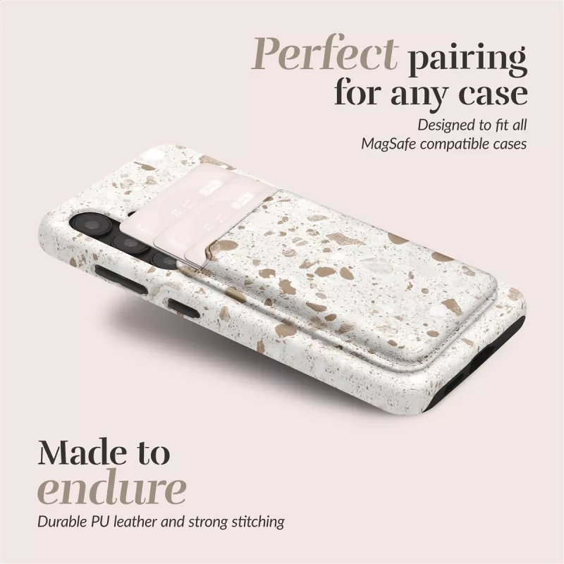 MIO Soft Terrazzo Cover MagSafe compatibile porta carte