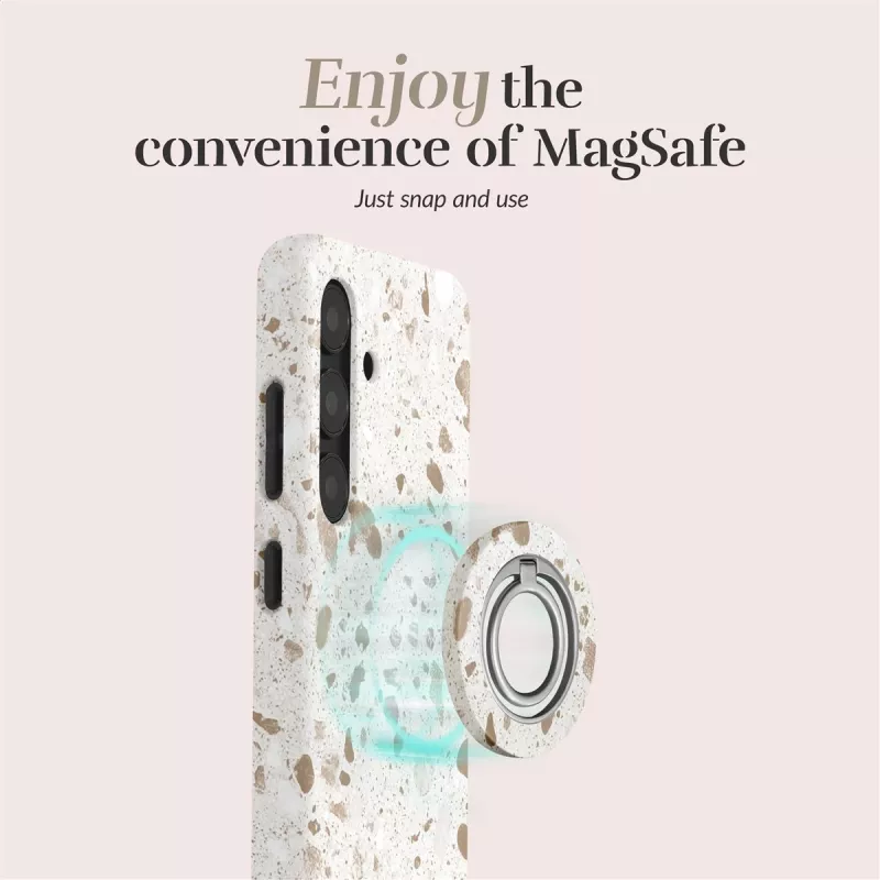 MIO Soft Terrazzo Cover MagSafe compatibile anello portatelefono
