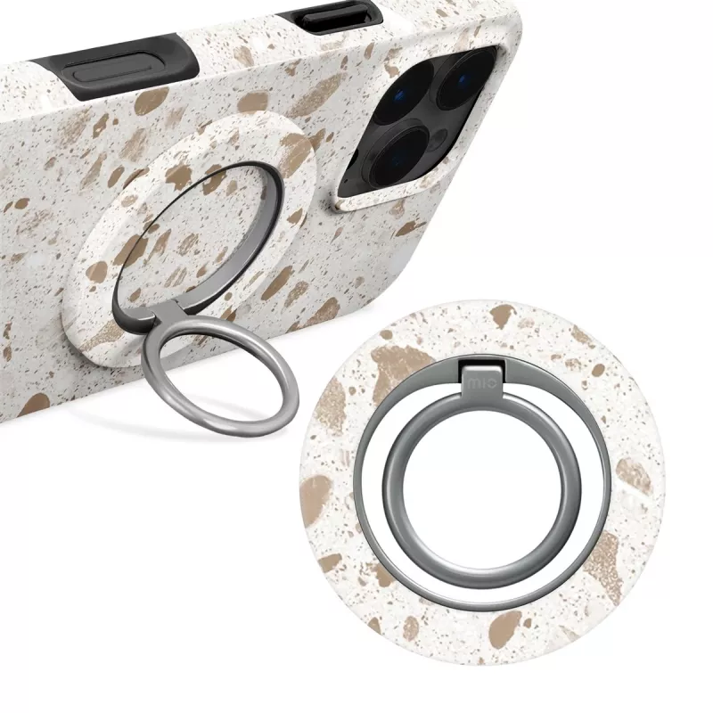 MIO Soft Terrazzo Cover MagSafe compatibile anello portatelefono