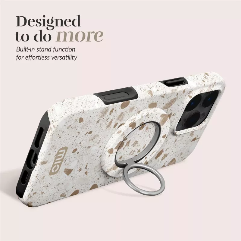 MIO Soft Terrazzo Cover MagSafe compatibile anello portatelefono