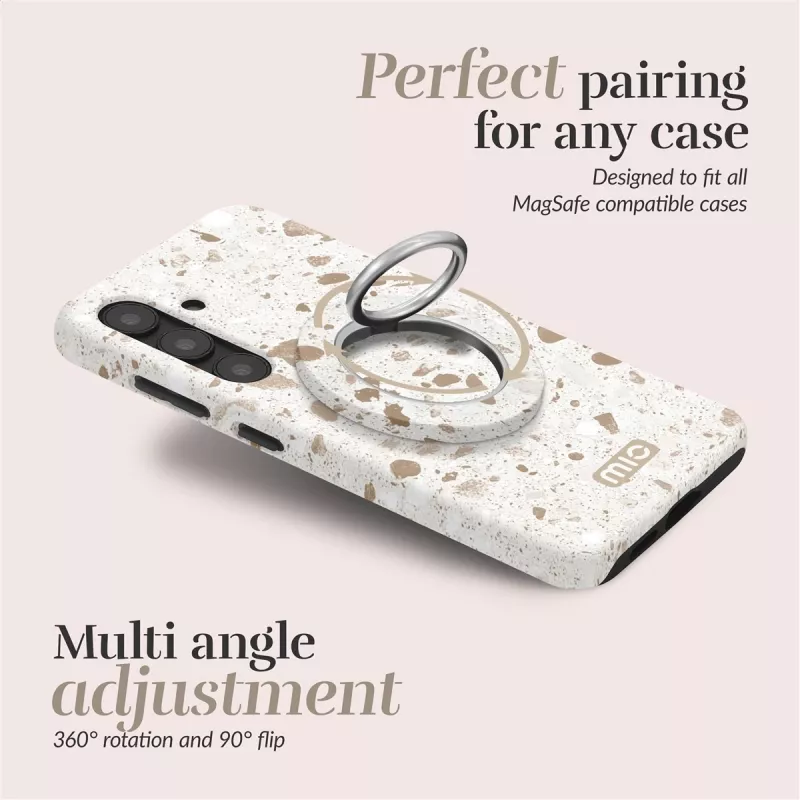 MIO Soft Terrazzo Cover MagSafe compatibile anello portatelefono