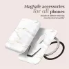 MIO White Marble custodia MagSafe compatibile con portacarte