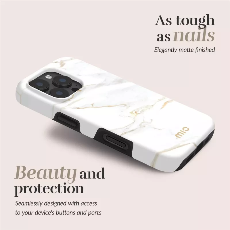 MIO White Marble compatibile MagSafe per iPhone 17 Pro Max