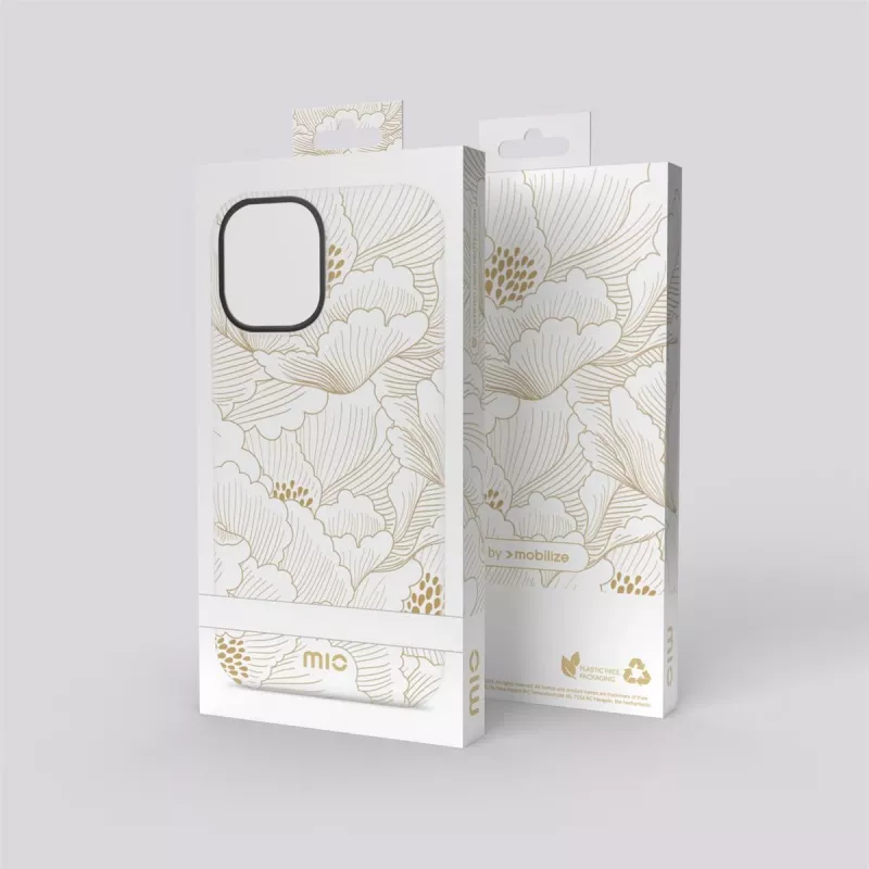 MIO White Roses custodia compatibile MagSafe per iPhone 16 Pro Max