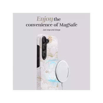 MIO White Roses custodia compatibile MagSafe per Samsung S24 5G