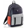 MIQUELRIUS zaino Triple Amsterdam Recycled 3 scomparti blu