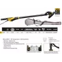Mirka LEROS 225mm levigatrice per cartongesso 5mm Orbit 350W
