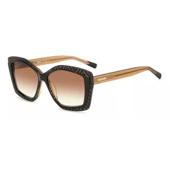 Missoni Occhiali da sole donna MIS0187GSVH8 - montatura in acetato, lenti in policarbonato, protezione UV400, larghezza lente 58 mm