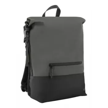 MOBILIS zaino rolltop Two-Tone 14-16 grigio/nero 25L