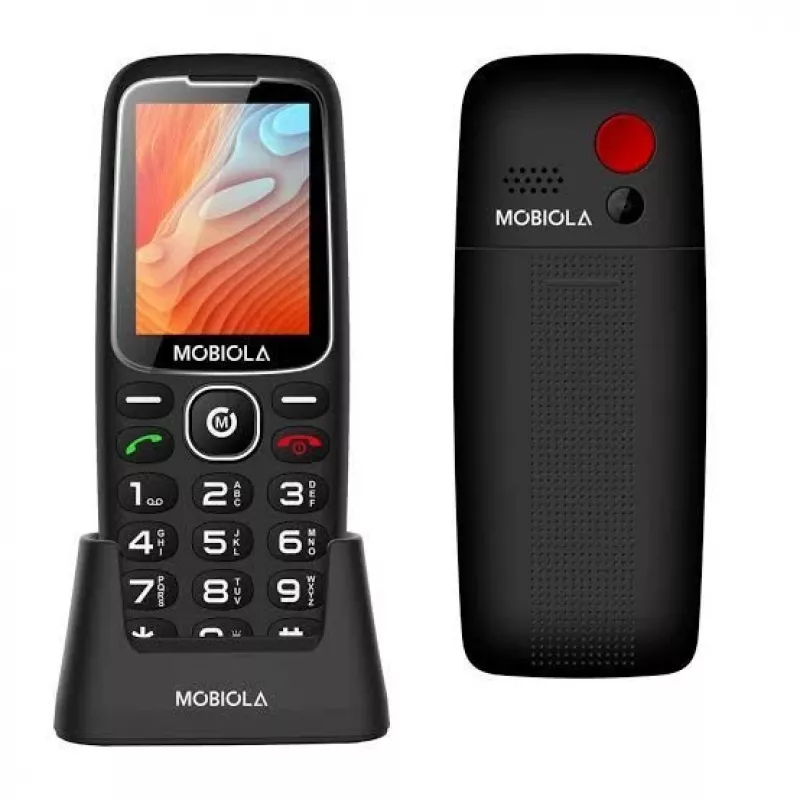 Mobiola MB4120 Cellulare con tasti, Nero