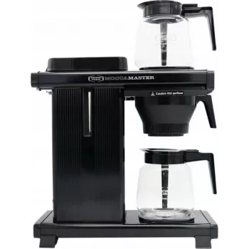 Moccamaster 19560 Moccaserver caraffa in vetro di ricambio 1,25L trasparente/nero