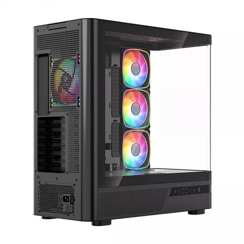 MODECOM Volcano AQ100 ARGB Case PC Midi-Tower - Nero
