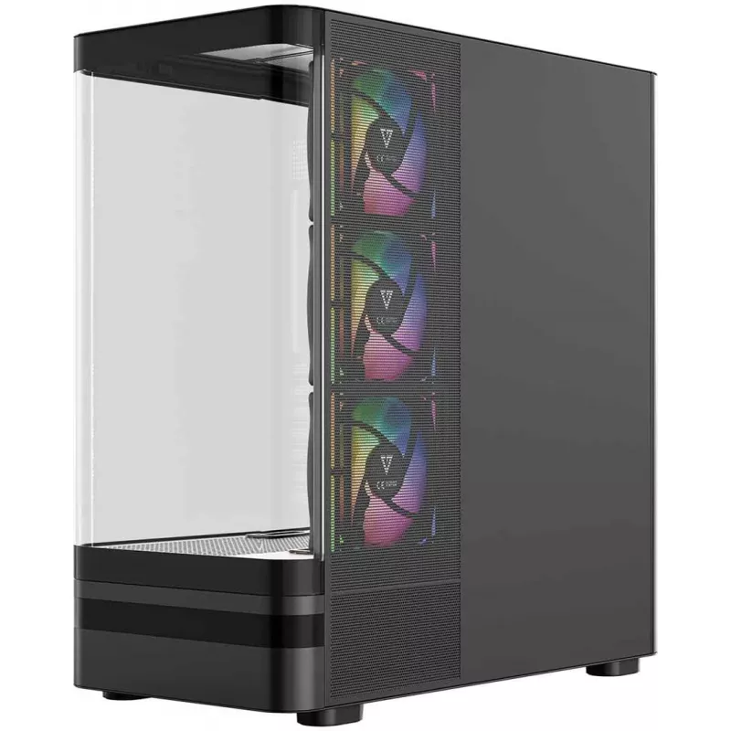 MODECOM Volcano AQ100 ARGB Case PC Midi-Tower - Nero