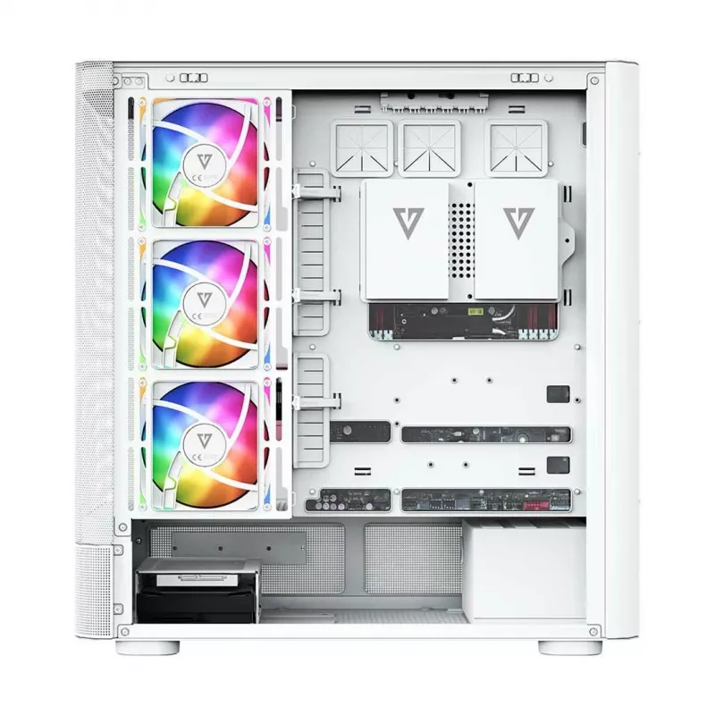 MODECOM Volcano AQ300 ARGB Case Mid Tower bianco
