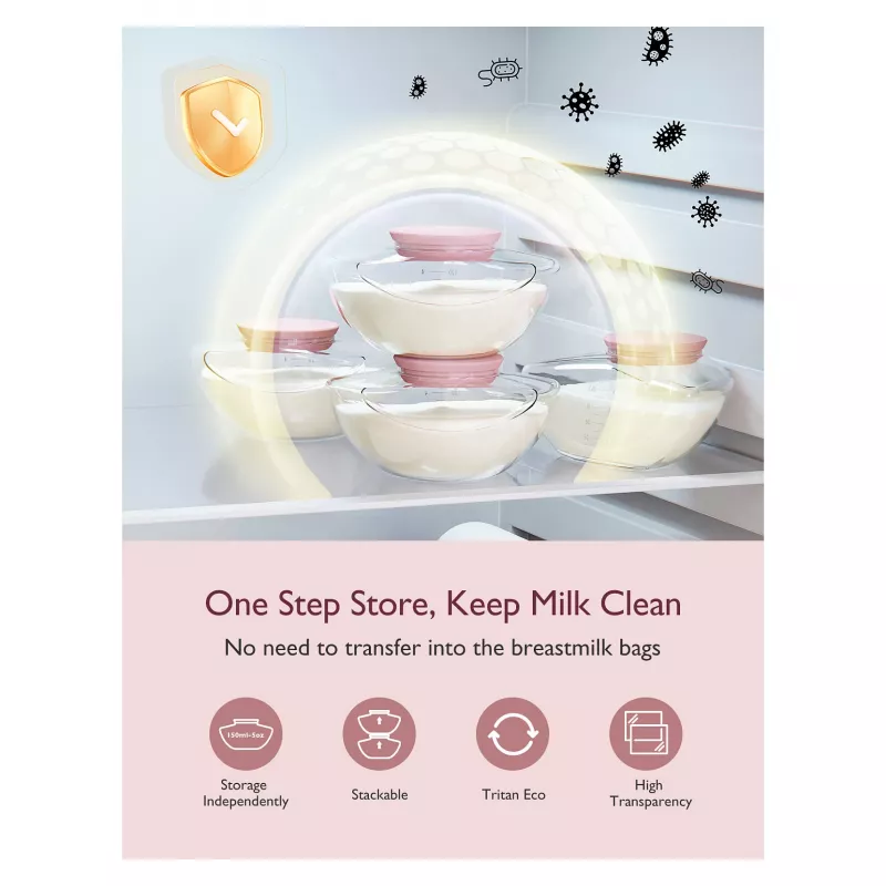 Momcozy M9 tiralatte doppio con batteria e scatola di conservazione