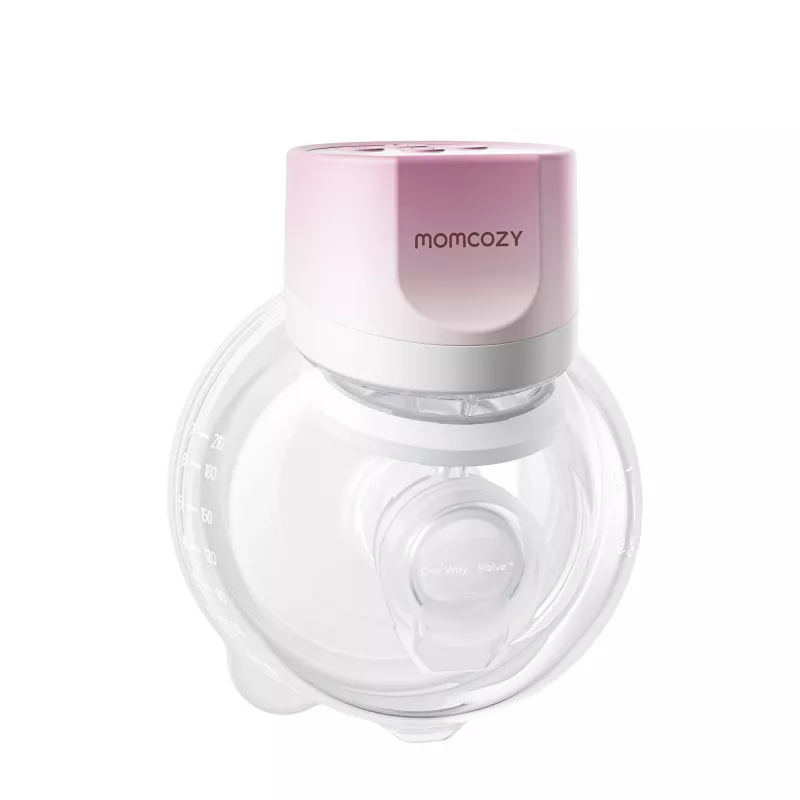 MOMCOZY S12 Pro Tiralatte portatile Quick, singolo, wireless, rosa
