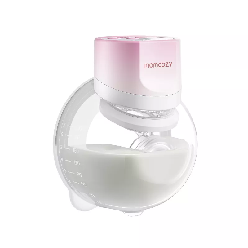 MOMCOZY S12 Pro Tiralatte portatile Quick, singolo, wireless, rosa