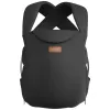 MOMCOZY Weesnug marsupio neonato cotone nero