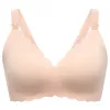 Momcozy YN46 reggiseno allattamento push-up senza cuciture con supporto e motivo floreale beige taglia M