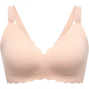 Momcozy YN46 reggiseno contenitivo senza cuciture con motivo floreale per allattamento push-up pelle L