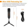Monkey Banana MICO BK Microfono a condensatore USB per studio e podcasting