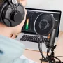 Monkey Banana MICO BK Microfono a condensatore USB per studio e podcasting