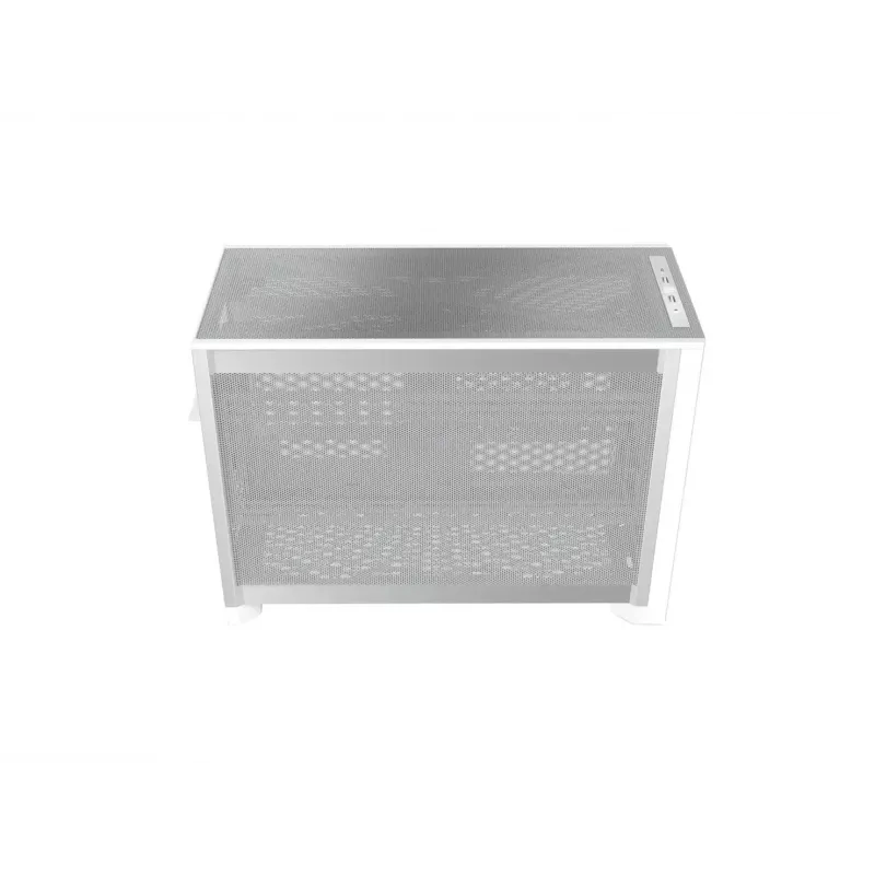MONTECH TEN (W) case PC mini tower bianco - Micro ATX / Mini-ITX, vetro temperato, ARGB
