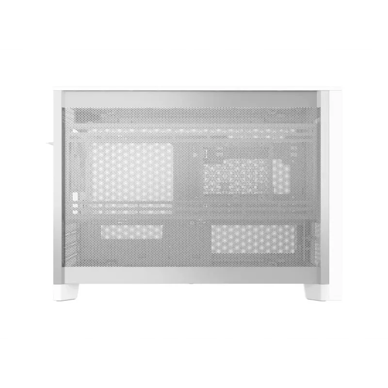 MONTECH TEN (W) case PC mini tower bianco - Micro ATX / Mini-ITX, vetro temperato, ARGB