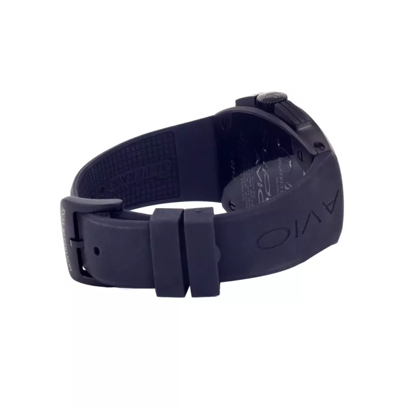Montres de Luxe orologio da uomo automatico 09SA-BK-1002 48mm quadrante nero cinturino in pelle