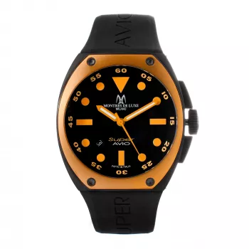 Montres de Luxe Orologio da uomo Automatico 09SA-BK-1002 48mm Quadrante nero Cinturino in pelle