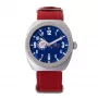 Montres de Luxe Orologio unisex al quarzo 42mm Cassa in acciaio inossidabile Quadrante blu Cinturino in pelle 09MON-ALKZBLU