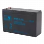 MPL Power Elektro MWH 5-12L Batteria UPS al piombo-acido VRLA AGM senza manutenzione 12V 6Ah nero