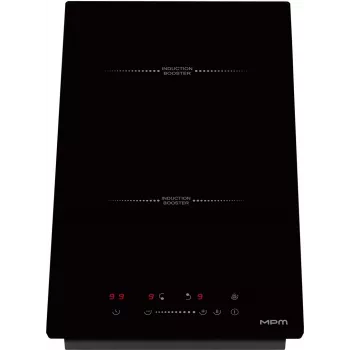 MPM MPM-30-IM-18 Piano cottura a induzione da incasso 29 cm nero 2 zone comando touch
