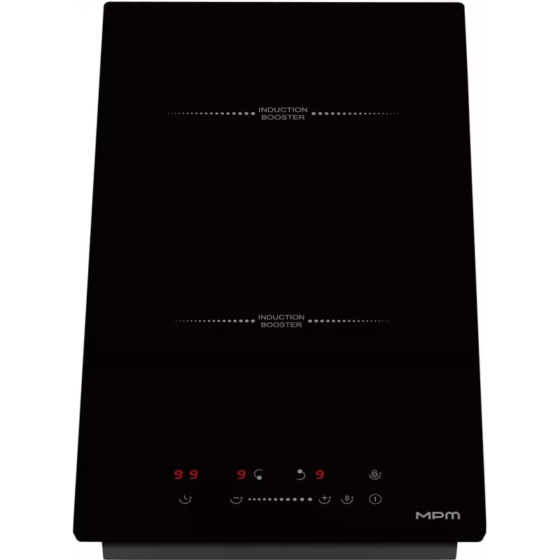 MPM MPM-30-IM-18 Piano cottura a induzione da incasso 29 cm nero 2 zone comando touch