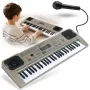 MQ 807 USB Tastiera elettronica didattica, 61 tasti, 16 timbri, 10 ritmi, grigio