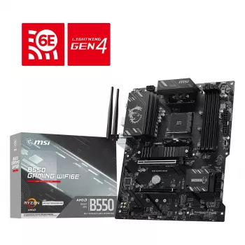 MSI B550 GAMING WIFI6E Scheda madre - AMD B550, socket AM4, ATX, DDR4, Wi-Fi 6E