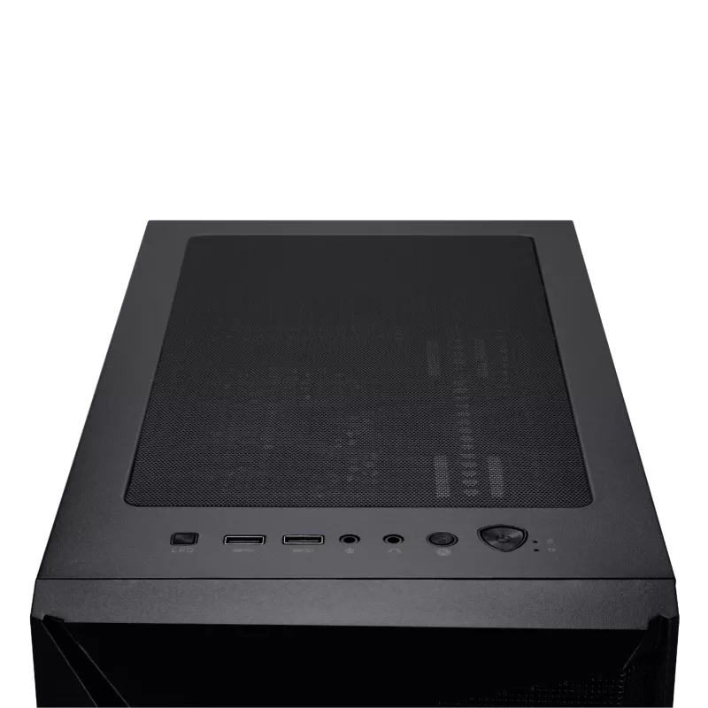 Case gaming mid-tower ATX MSI MAG FORGE 130A Airflow - nero, vetro temperato, 4 ventole ARGB