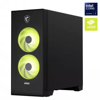 MSI MAG Infinite S AI 2NVM7-002AT PC desktop (nero/trasparente, Windows 11 Home)