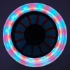 MUUWMI monopattino in alluminio Neon, 125 mm, con ruote luminose