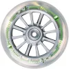 MUUWMI monopattino in alluminio Neon, 125 mm, con ruote luminose